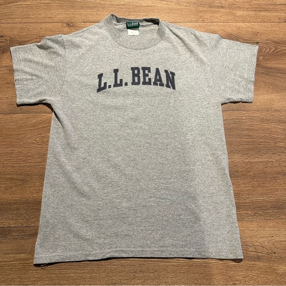 L.L. Bean Other - Vintage L.L. Bean Gray Logo Tee - Classic Crewneck Medium